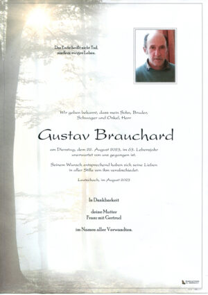 Portrait von Gustav Brauchard