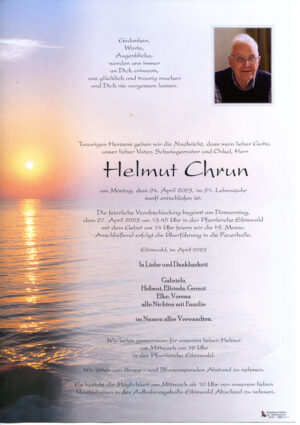 Portrait von Helmut Chrun
