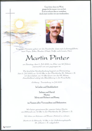 Portrait von Martin Pinter