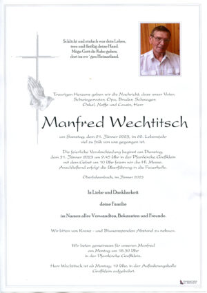 Portrait von Manfred Wechtitsch