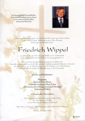 Portrait von Friedrich Wippel